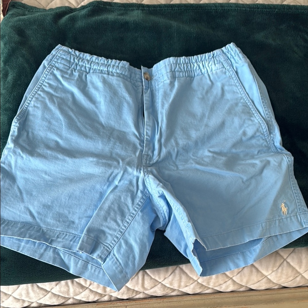 Polo by Ralph Lauren Blue Flat Front Shorts